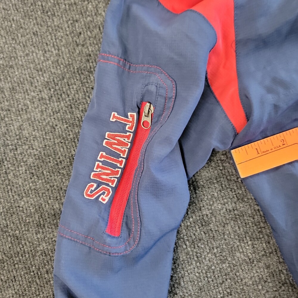 Minnesota Twins Pullover Jacket Mens Size Large Genuine Merchandise Zip Side VTG - Picture 7 of 10